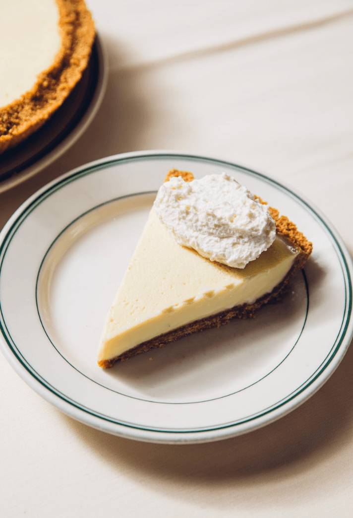 slice of key lime pie