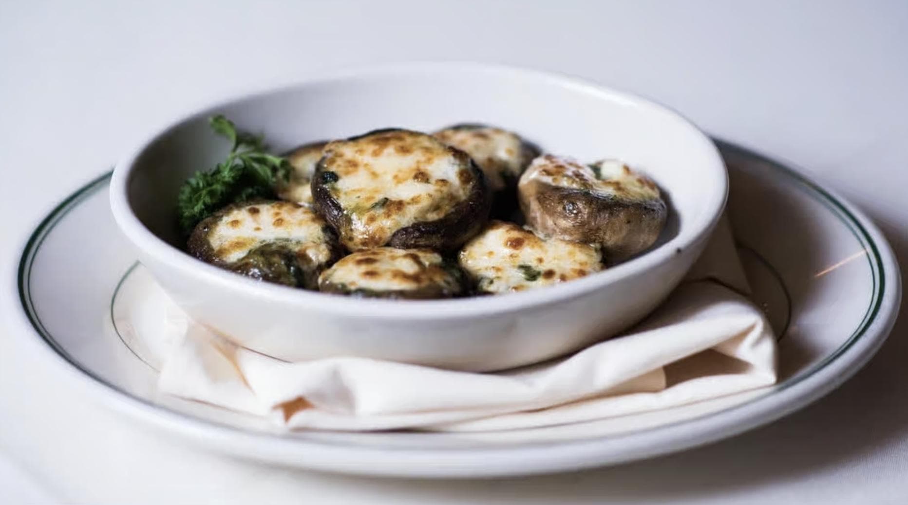 image of Spinach Stuffed Mushrooms